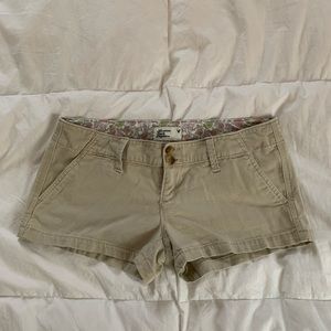 American Eagle Khaki Shorts Size 0